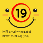 [미국 BACI] White Label BLW3151-BLK-Q (138)