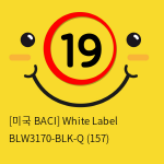 [미국 BACI] White Label BLW3170-BLK-Q (157)