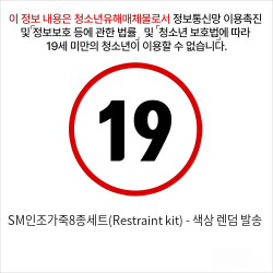 SM인조가죽8종세트(Restraint kit) - 색상 렌덤 발송