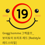 Gregg homme 그렉옴므_ 보이토이 브리프 레드 [Redstyle 레드스타일]