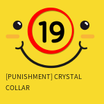 [PUNISHMENT] CRYSTAL COLLAR & LEASH 퍼니시먼트 크리스탈 칼라 앤 리쉬 (목줄)(안대포함)