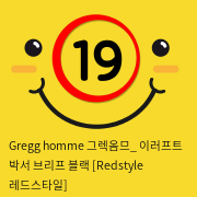 Gregg homme 그렉옴므_ 이러프트 박서 브리프 블랙 [Redstyle 레드스타일]